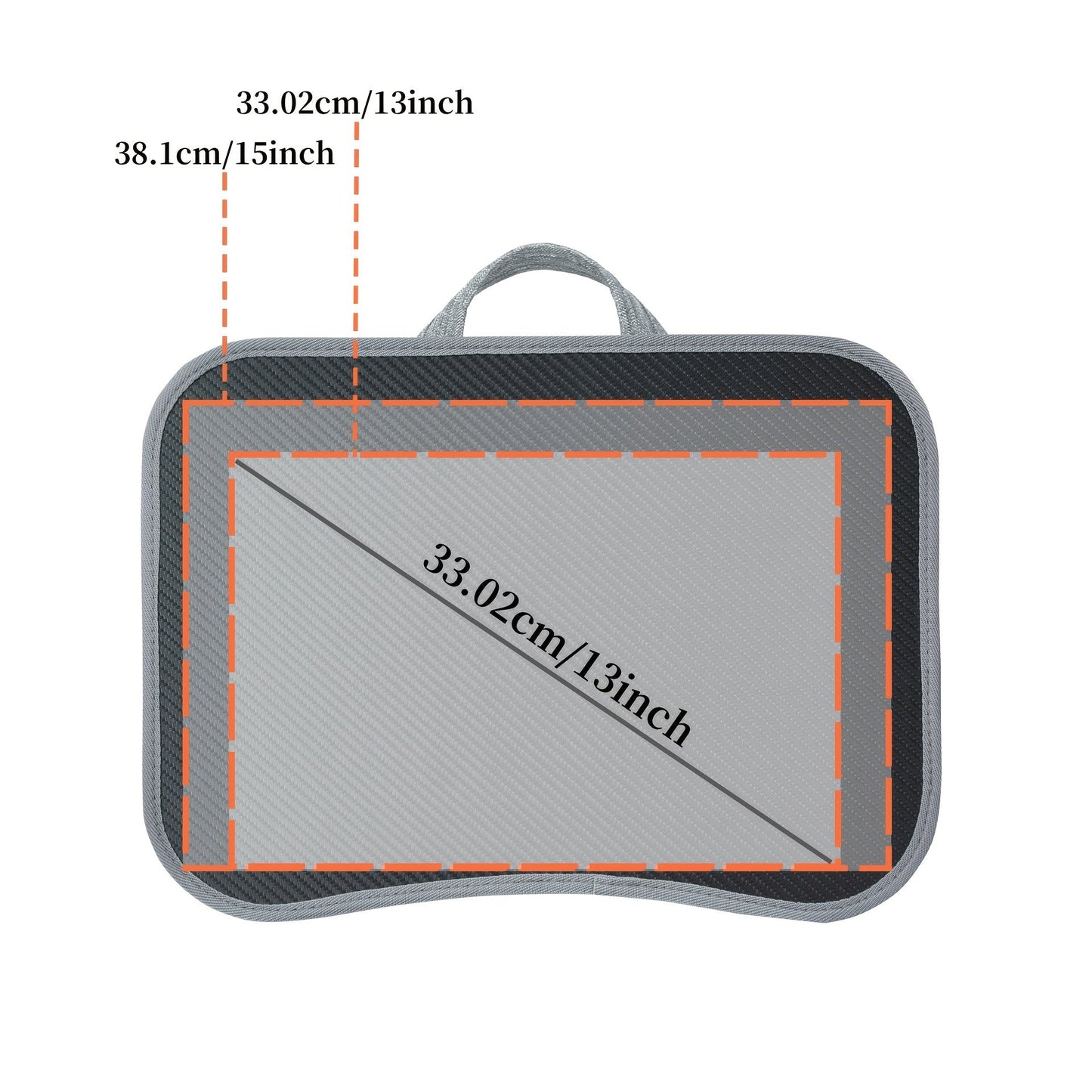 Portable Laptop Desk with Soft Base – Ideal for Bed, Couch, Travel