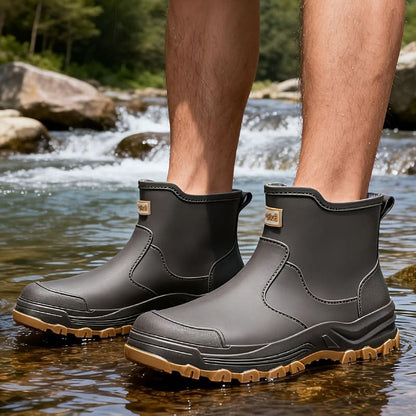 Ankle Rain Boots for Outdoor Use - Waterproof Footwear