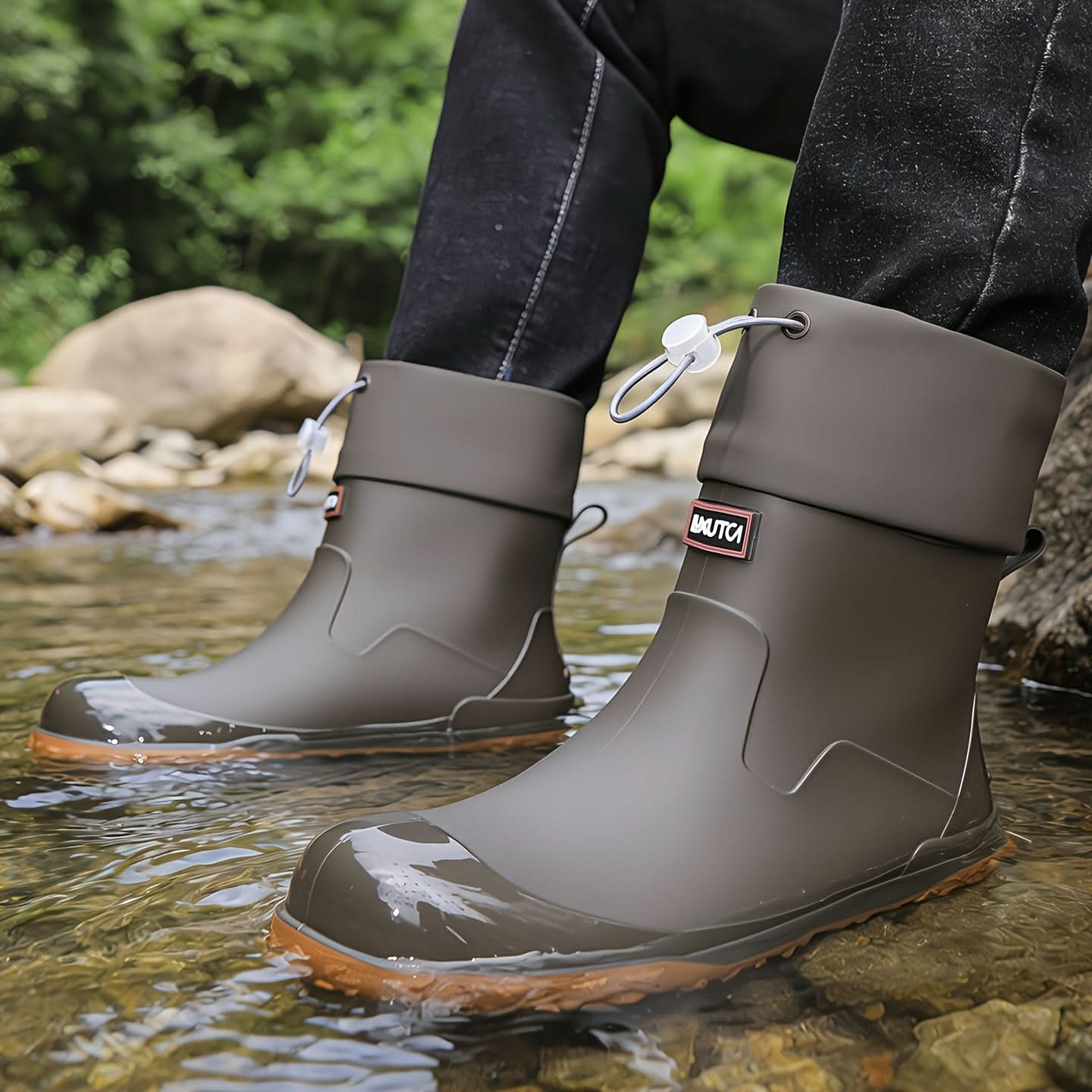 Lightweight Short Rain Boots – Waterproof Design