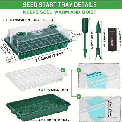 Quick and Robust Seedlings with Ideal Light and Moisture