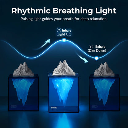 Visual Meditation Lamp for Calming Nighttime Environments