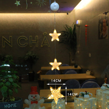 Christmas Window Lights with Suction Cup Attachment