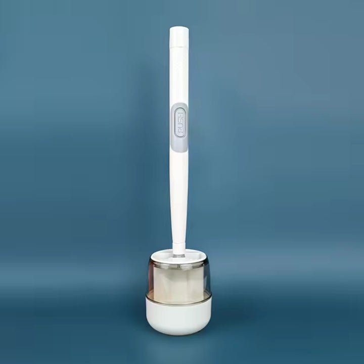 Smart Toilet Brush with Liquid Dispenser & Flexible Head