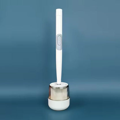 Smart Toilet Brush with Liquid Dispenser & Flexible Head