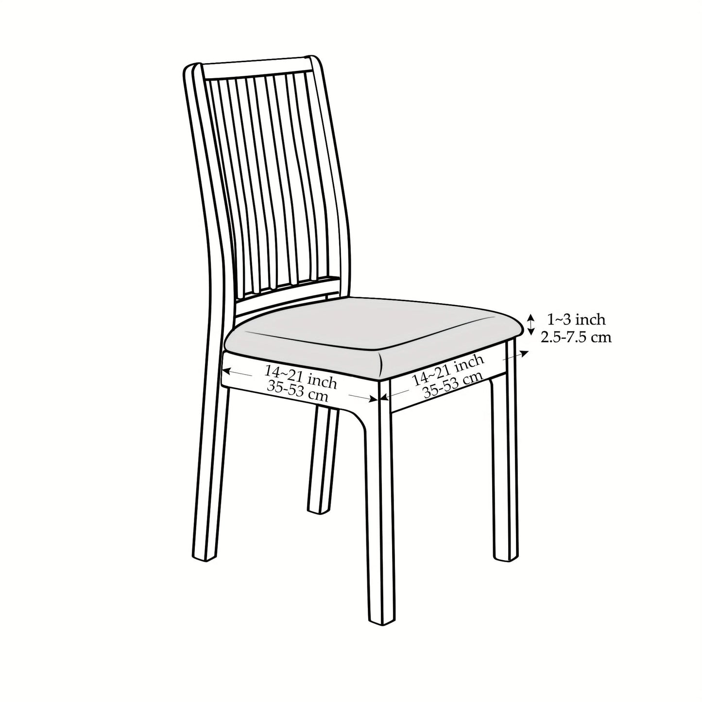 Contemporary Stretch Cover for Stylish Dining Chair Protection
