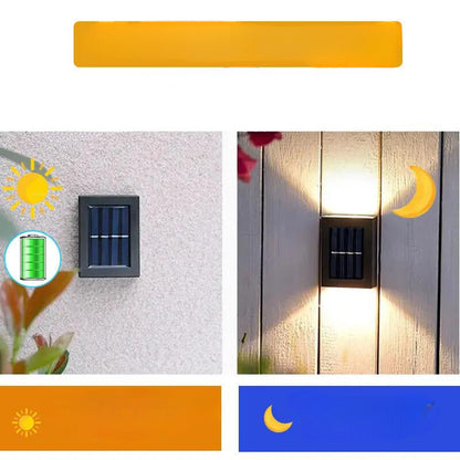 Energy Saving Solar Wall Light for Outdoor Spaces