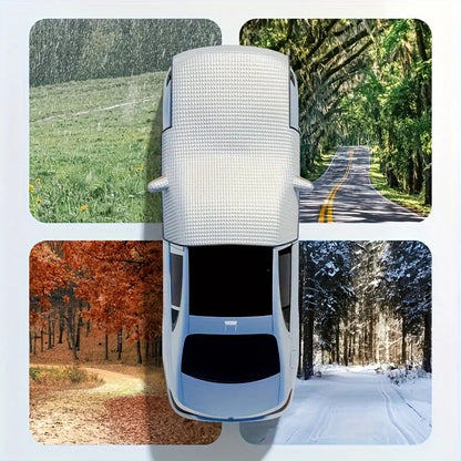 All-Season Wind & Frost Shield for Car Windshields - Sun and Ice Protection