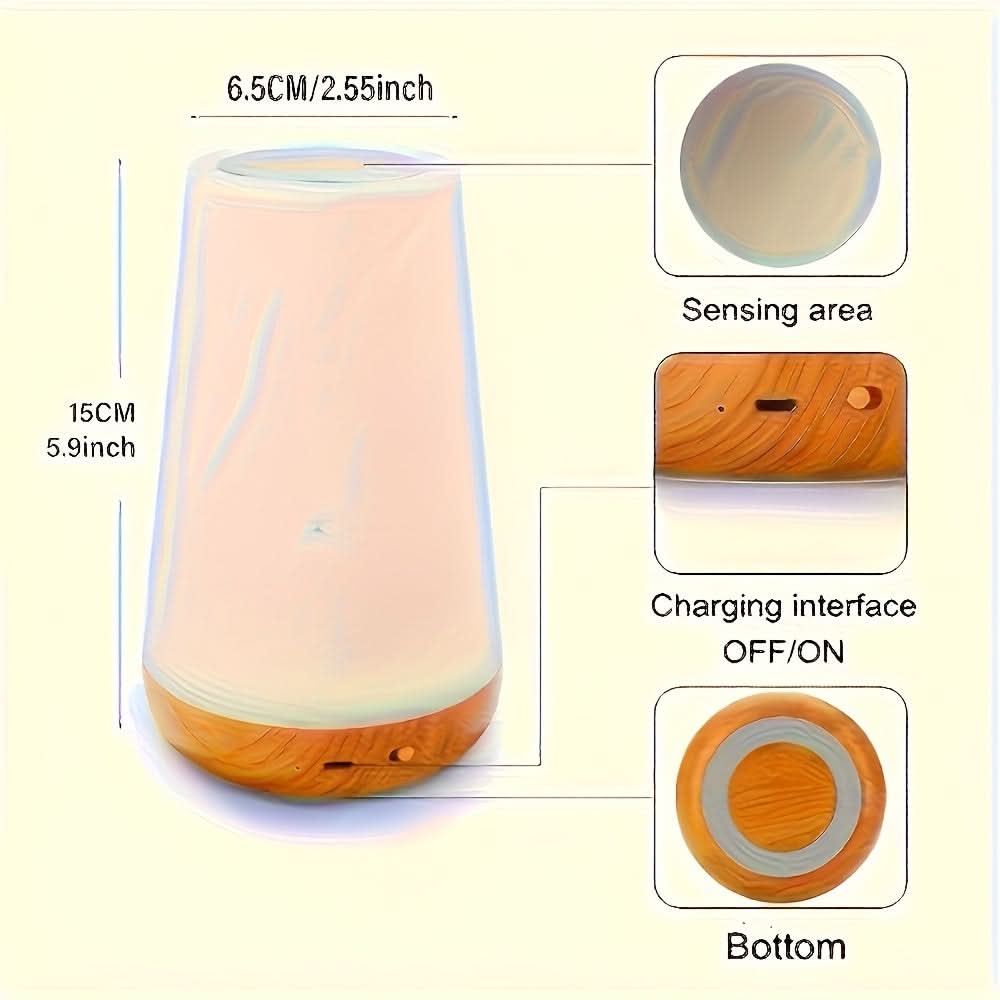Adjustable Touch Control Lamp for Cozy and Vibrant Illumination