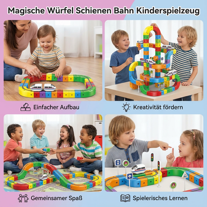 Kids' Toy Train Set with Magical Blocks