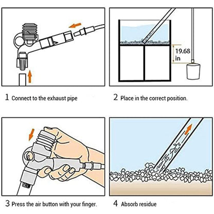 Gravel Cleaning Kit for Aquarium Water Changes