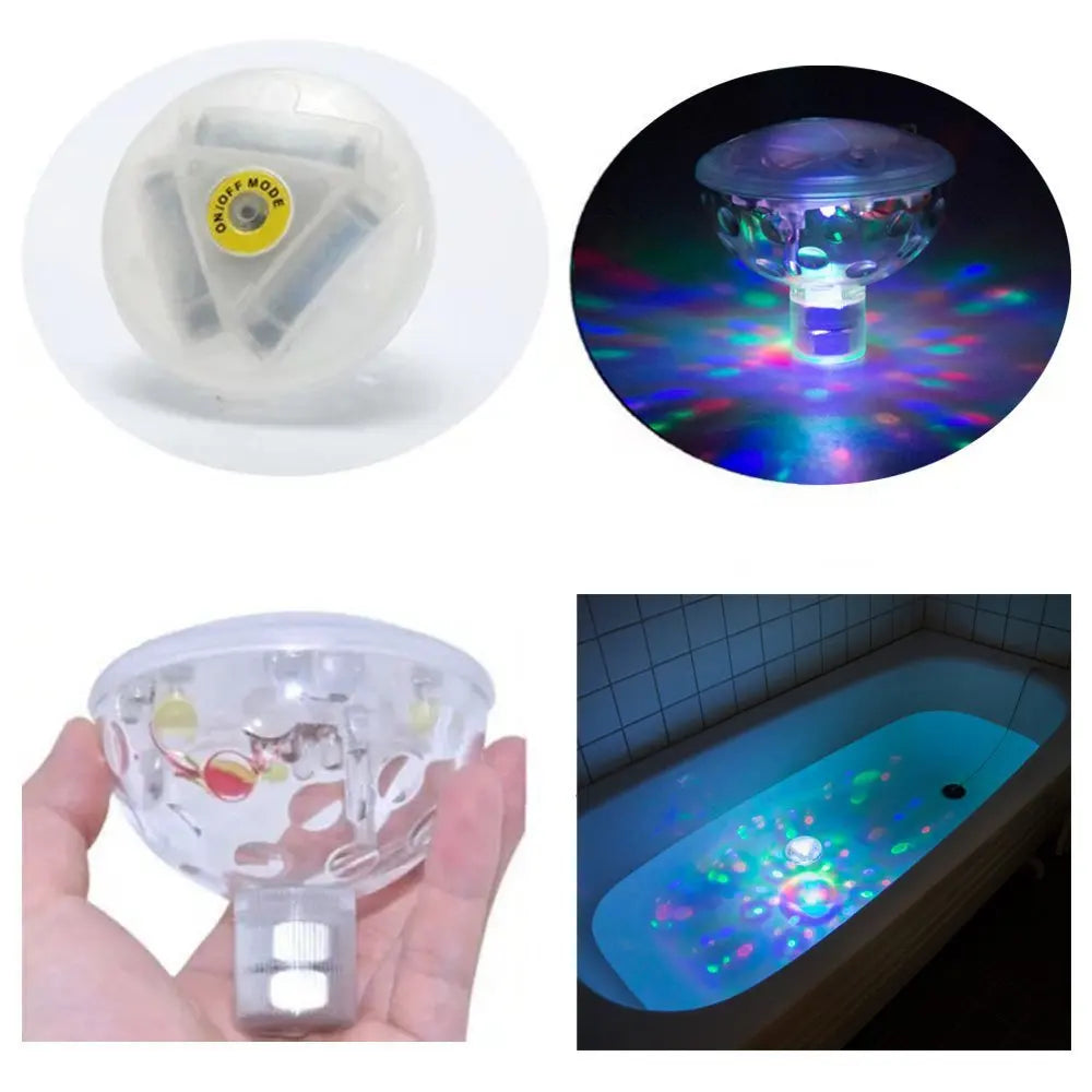 Underwater LED Pool Light with 5 Color Modes – Rechargeable for Pool, Spa & Bathtub