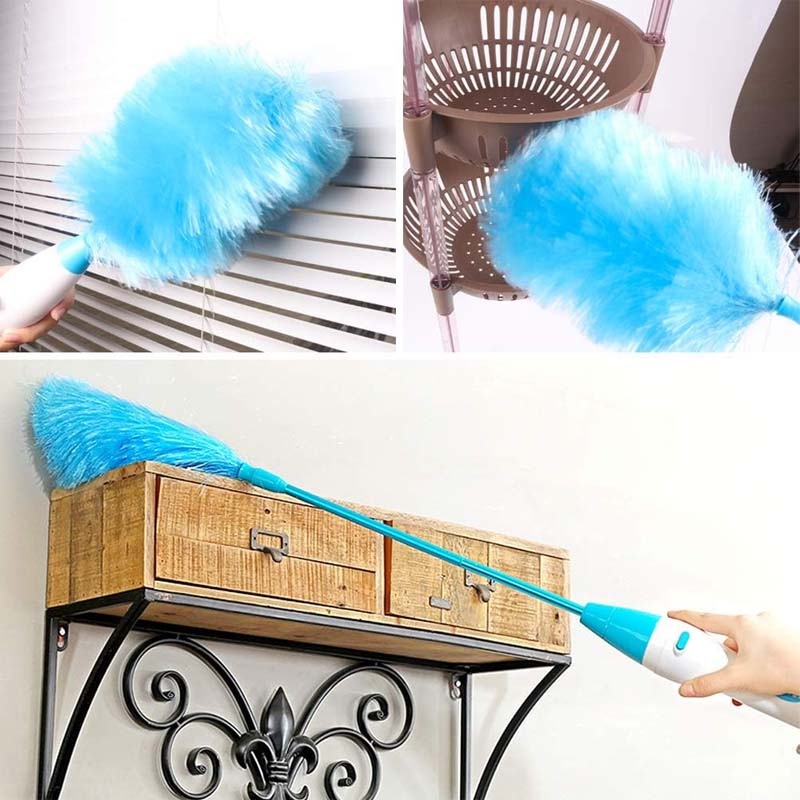 Power Dust Remover | Extendable Duster with 360° Rotation for Hard-to-Reach Areas