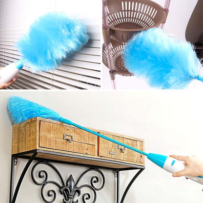 Power Dust Remover | Extendable Duster with 360° Rotation for Hard-to-Reach Areas