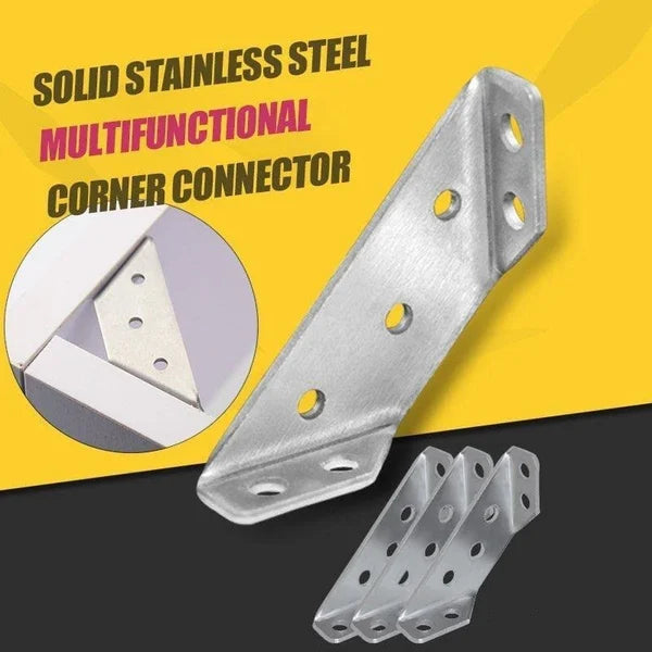 Stainless Steel Corner Brackets for Enhanced Furniture Stability