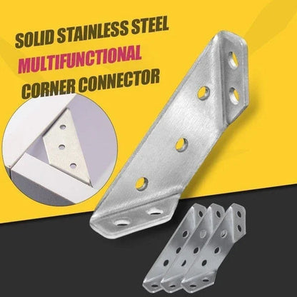 Stainless Steel Corner Brackets for Enhanced Furniture Stability