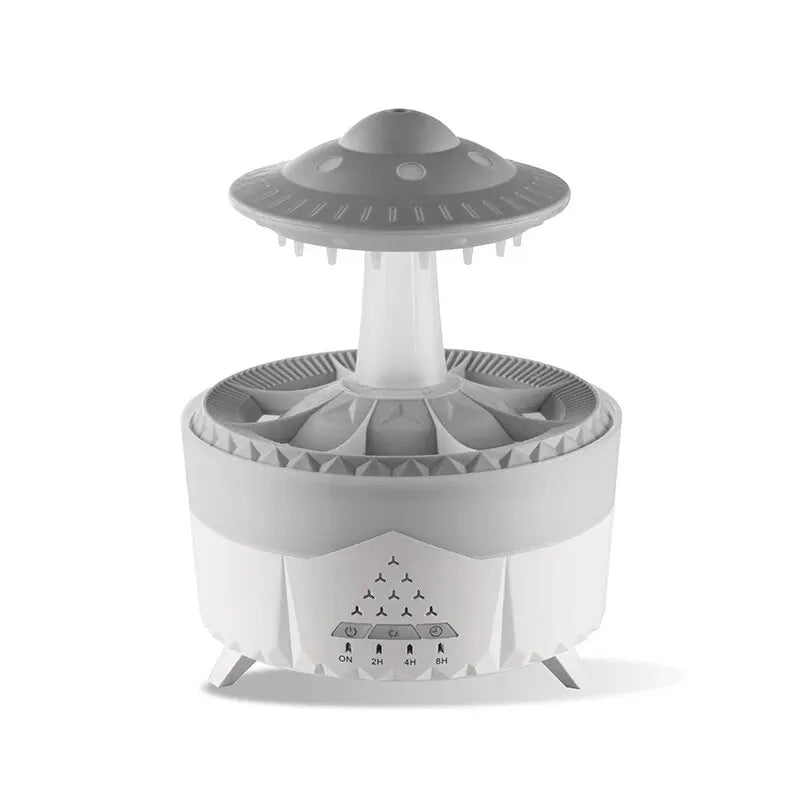 Ultrasonic Humidifier with Remote Control – 350 ml Aroma Diffuser with LED Light