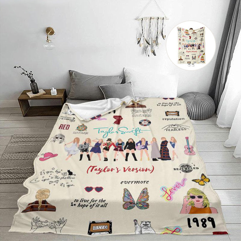 Nap Blanket for Travel and Home Office Use - Swiftmas Design