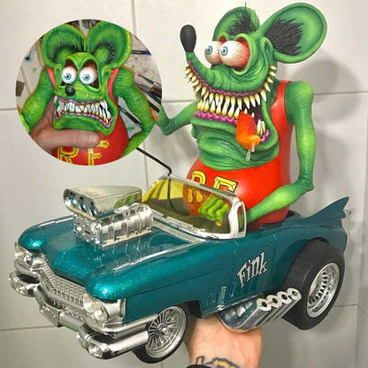 Large Monster Figurines with Open Mouth - Decorative Statues