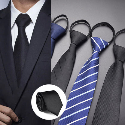 Zipper Neck Tie