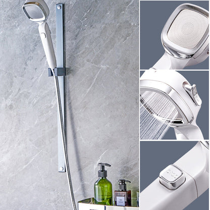 Versatile Handheld Shower Head with 4 Spray Modes & Pause Feature