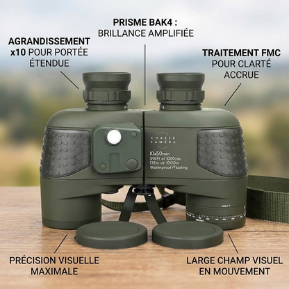 10x50 Military Binoculars for Clear and Steady Viewing