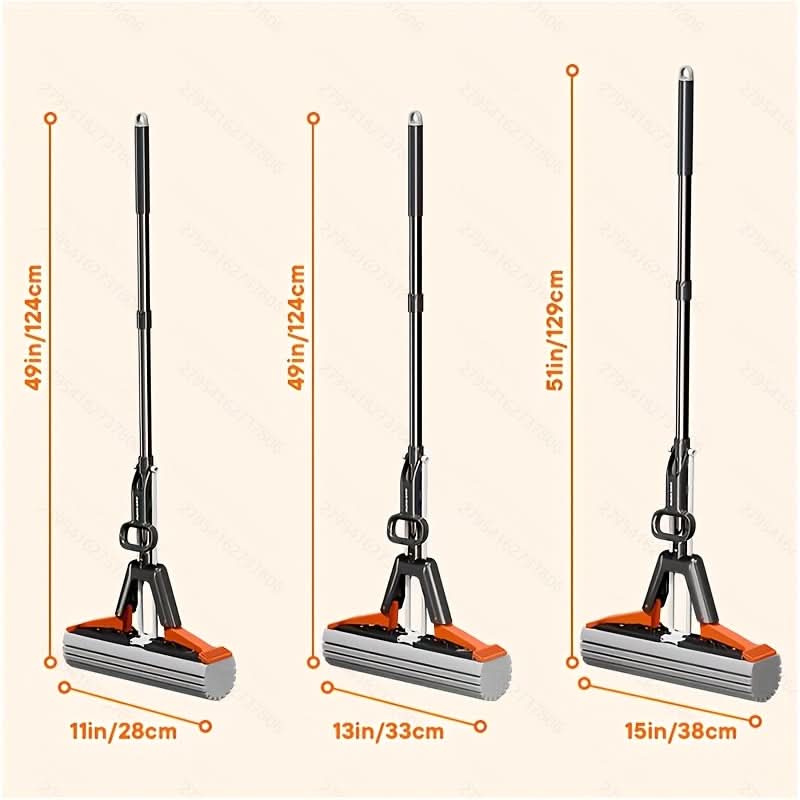 High-absorbency Sponge Mop for Quick and Easy Floor Cleaning