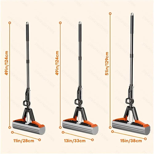 High-absorbency Sponge Mop for Quick and Easy Floor Cleaning