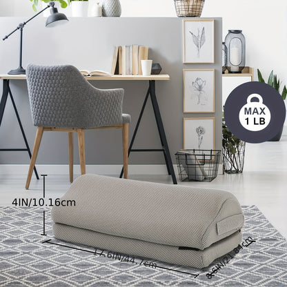 Adjustable Non-Slip Footrest with Memory Foam for Ergonomic Support