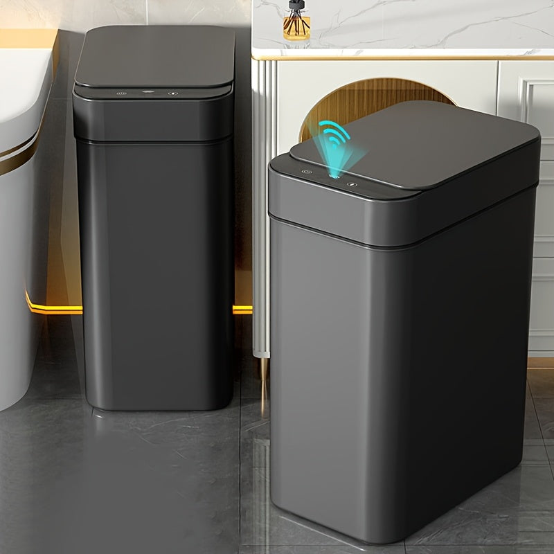 Touchless Motion Sensor Kitchen Bin - Slim Automatic Trash Can