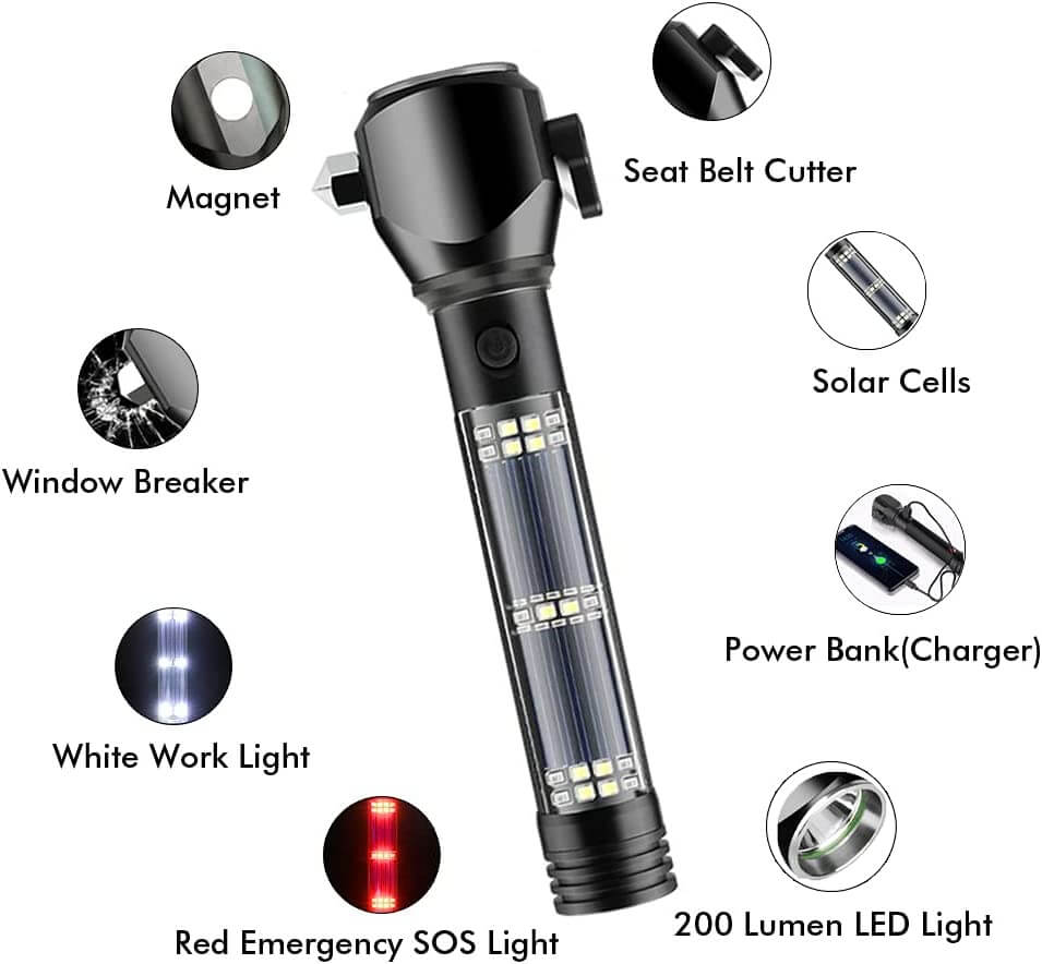 All-in-One Solar-Powered Emergency Light