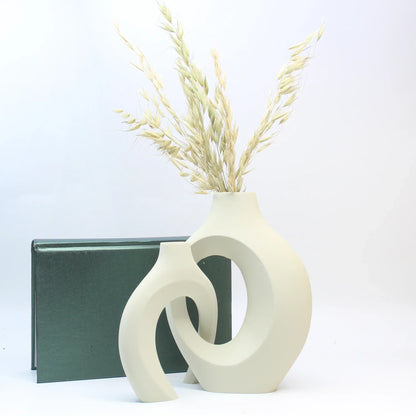 Nordic Style Hug Vase Collection for Home Decor