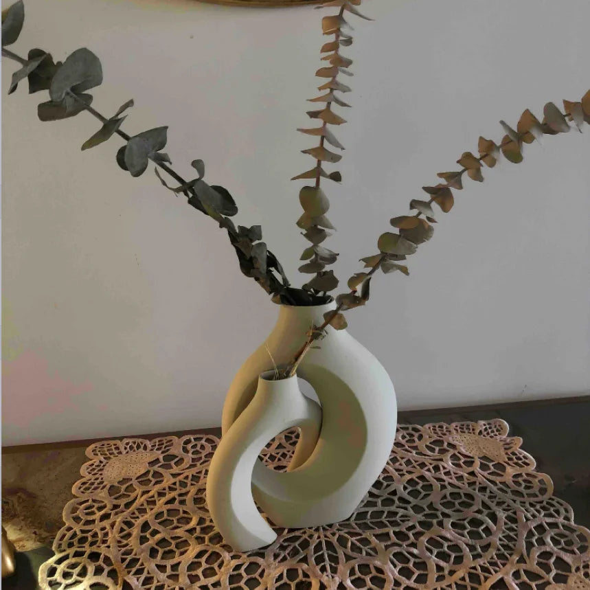 Nordic Style Hug Vase Collection for Home Decor