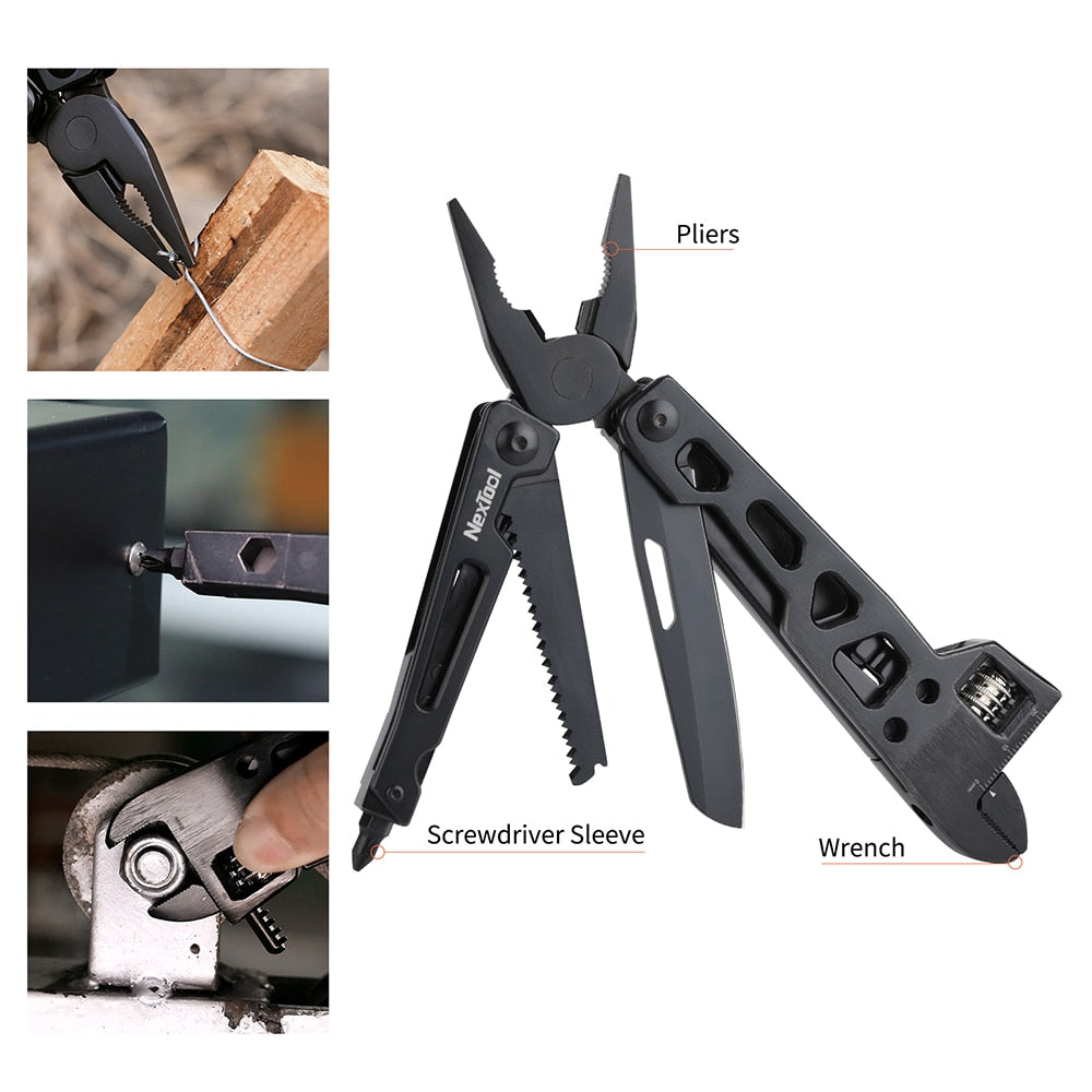 9-in-1 Multi-Tool Kit for DIY and Survival Tasks