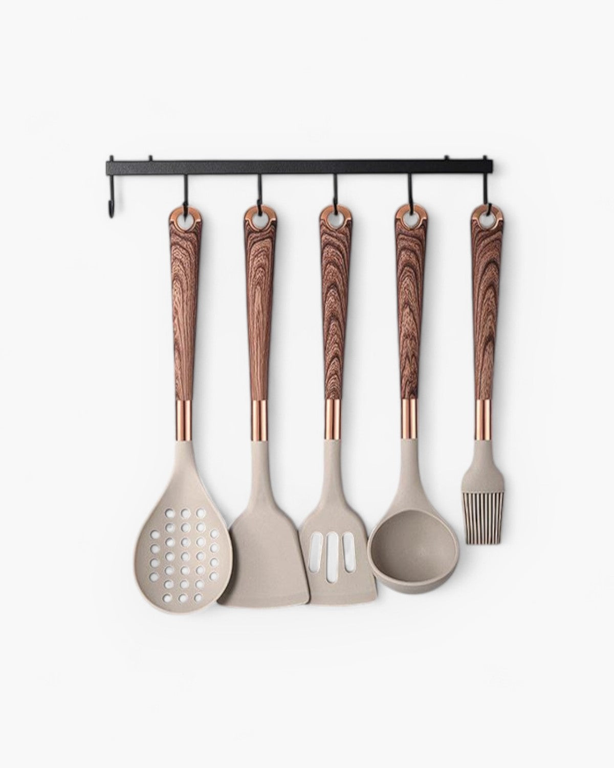 Wooden Cooking Tools Set – Non-Stick Kitchen Utensils