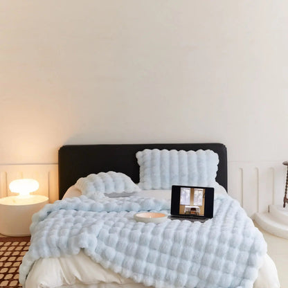 Cozy Fleece Blanket | Reversible Design | Year-Round Warmth