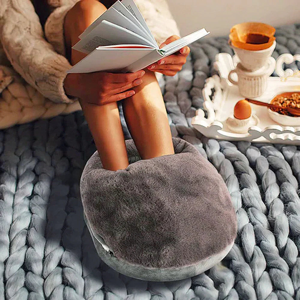 XL Electric Foot Warmer – Plush Comfort with Adjustable Heat
