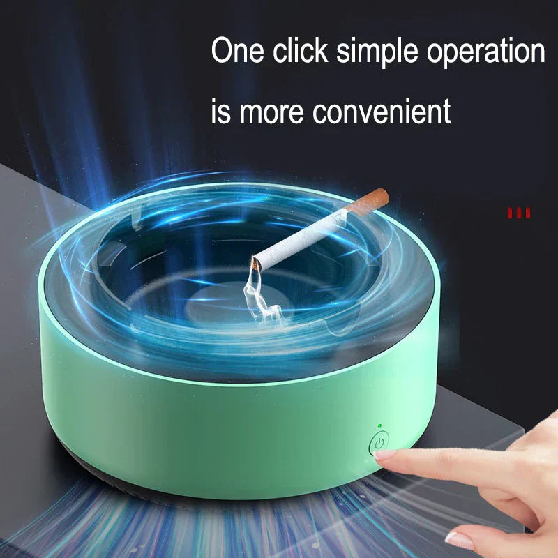 Electronic Ashtray Air Purifier for Smoke Removal - Home Office Use