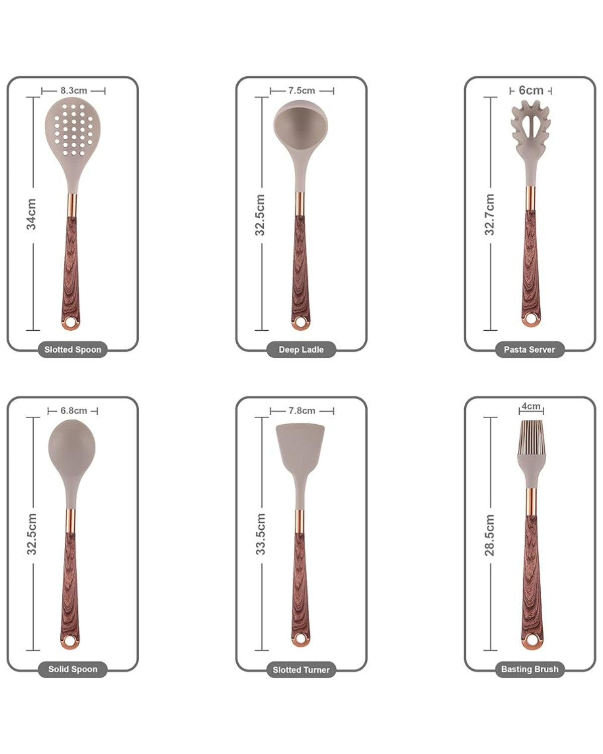 Wooden Cooking Tools Set – Non-Stick Kitchen Utensils