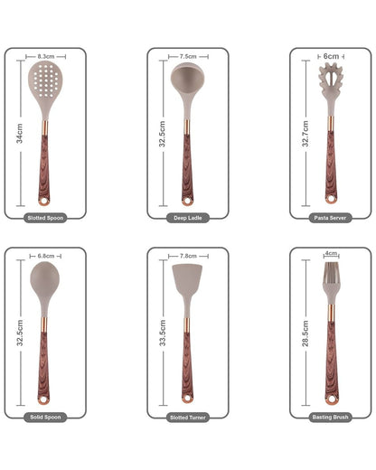 Wooden Cooking Tools Set – Non-Stick Kitchen Utensils