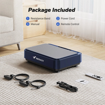 Exercise Vibration Plate with 99 Speed Settings, 9 Programs, LED Display, Remote and Resistance Bands