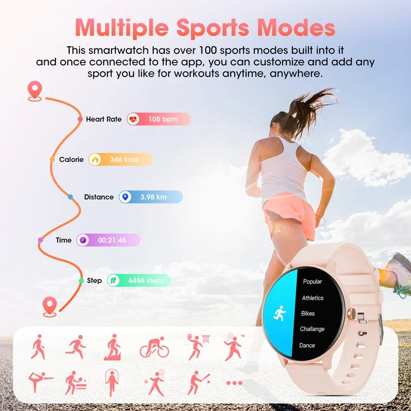 Bluetooth Calling Smartwatch | Heart Rate & Sleep Monitor | 1.39” HD Display | IP67 Waterproof | Works with Android & iOS
