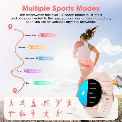 Bluetooth Calling Smartwatch | Heart Rate & Sleep Monitor | 1.39” HD Display | IP67 Waterproof | Works with Android & iOS