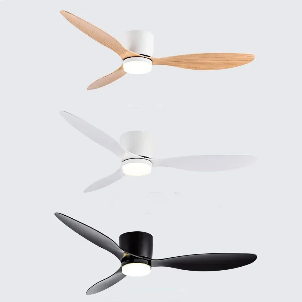 Ceiling Fans 42/52 Inch with LED Lighting - 6 Speed DC Motor, Remote, 3 Colours