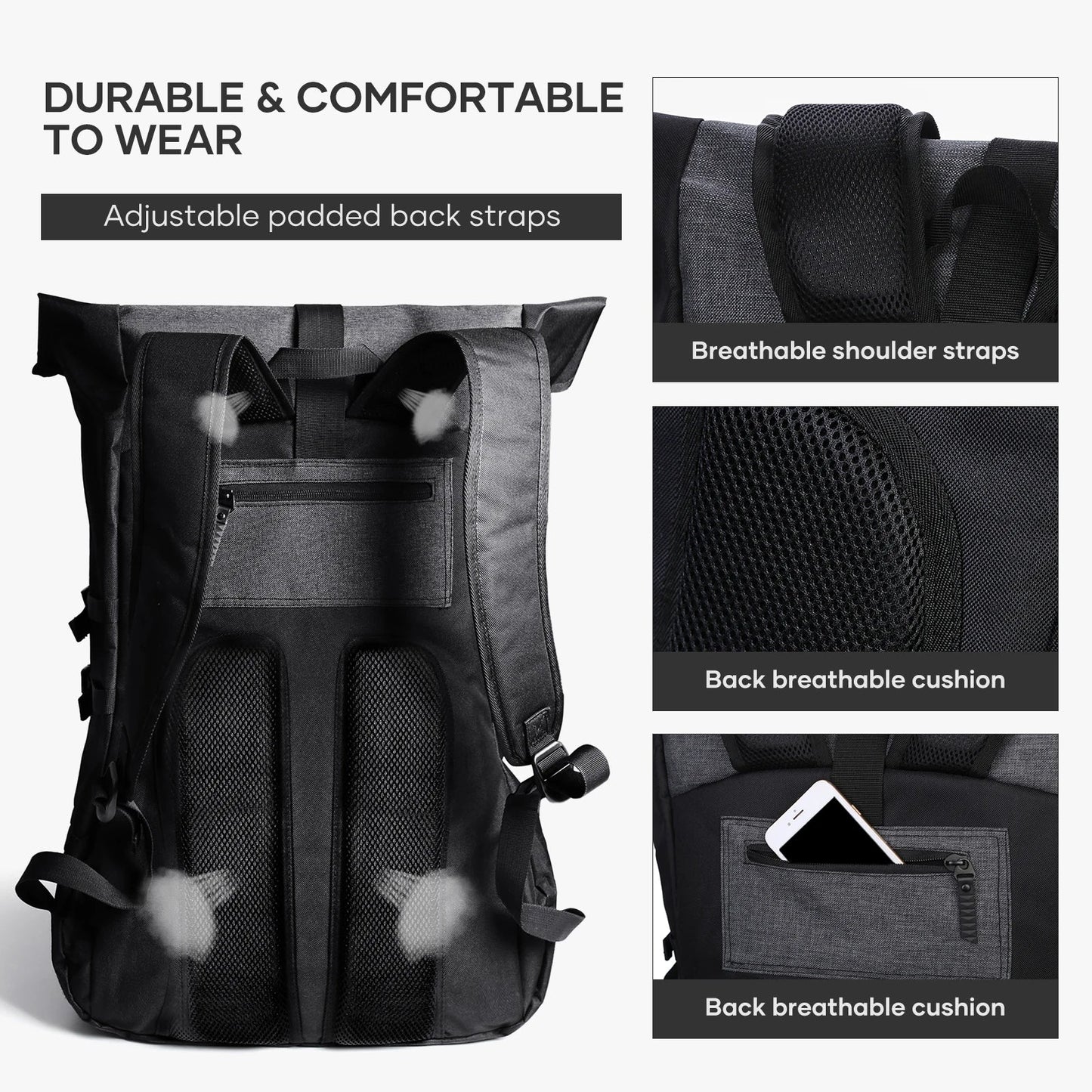 Sport Backpack with Shoe and Ball Storage – 35L Softback Design
