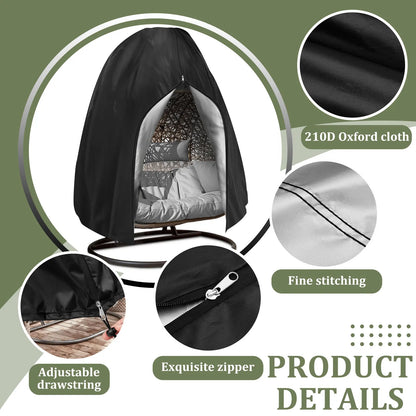 Hammock Chair Protective Cover | Waterproof & UV Resistant | Polyester | 190x115 / 200x230 cm