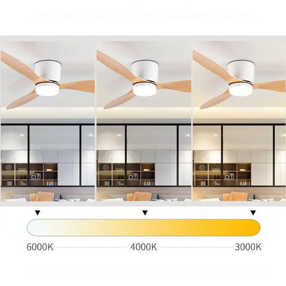 Ceiling Fans 42/52 Inch with LED Lighting - 6 Speed DC Motor, Remote, 3 Colours