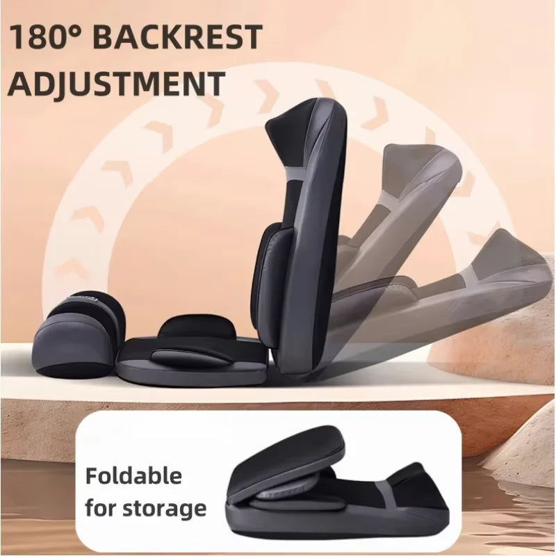 8D Neck-to-Foot Massager with Heat – Full Body Massage Cushion & Reclining Backrest