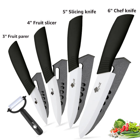 Chef's Mastery Knife Set in Ceramic for Kitchen Use