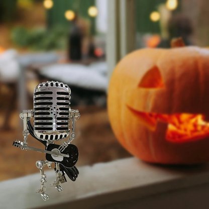 Elegant USB Desk Lamp with Vintage Microphone Design
