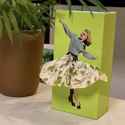 Whimsical Rock Design Tissue Box Holder